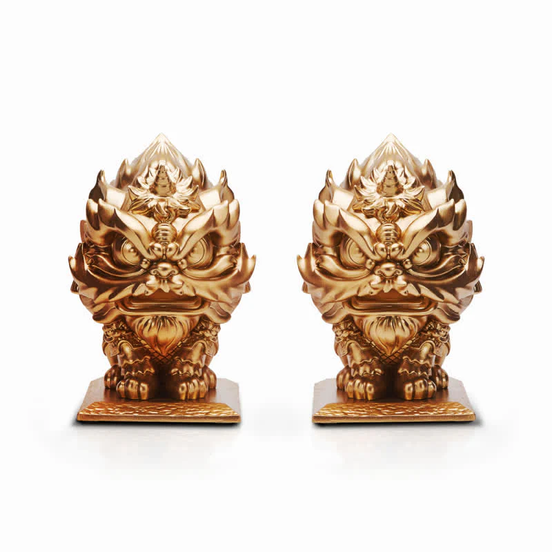Buddha Stones Statua del leone Forza Resina Decorazione per la casa e l'ufficio - Image 13