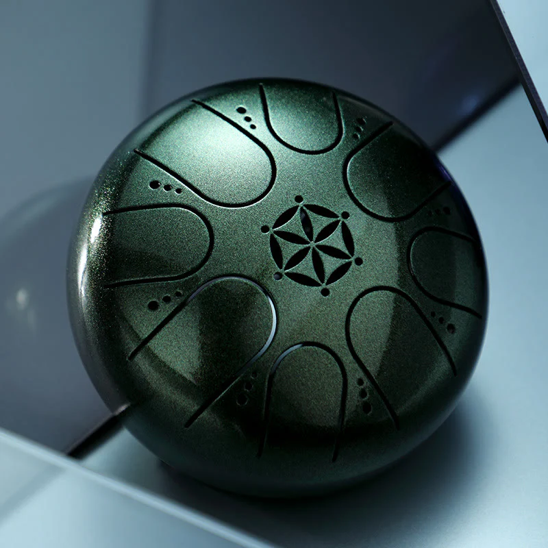 Buddha Stones Steel Tongue Drum Sound Healing Meditazione Yoga Drum Kit 8 Note 5 Pollici con Borsa per il Trasporto - Image 10