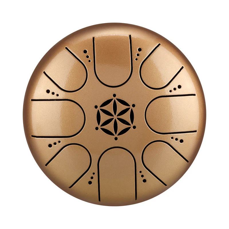 Buddha Stones Steel Tongue Drum Sound Healing Meditazione Yoga Drum Kit 8 Note 5 Pollici con Borsa per il Trasporto - Image 12