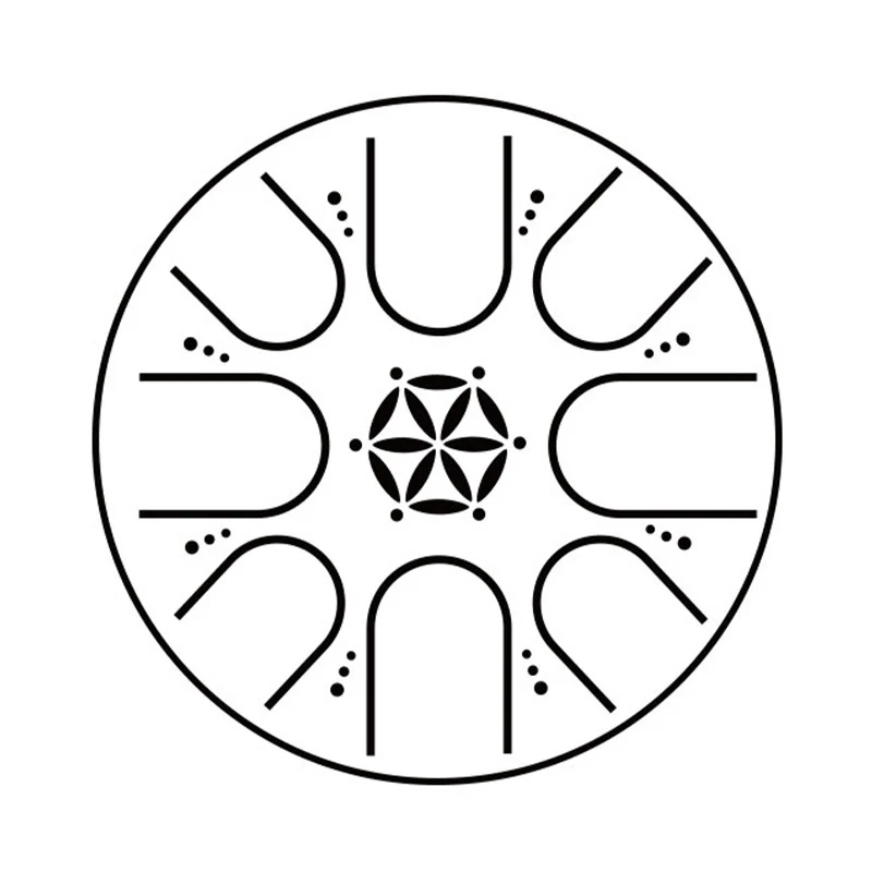Buddha Stones Steel Tongue Drum Sound Healing Meditazione Yoga Drum Kit 8 Note 5 Pollici con Borsa per il Trasporto - Image 7
