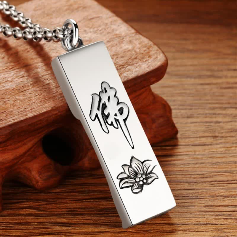 Collana con ciondolo in stile vintage Buddha Stones, Tathagata Buddha, amuleto di protezione e forza portafortuna - Image 11