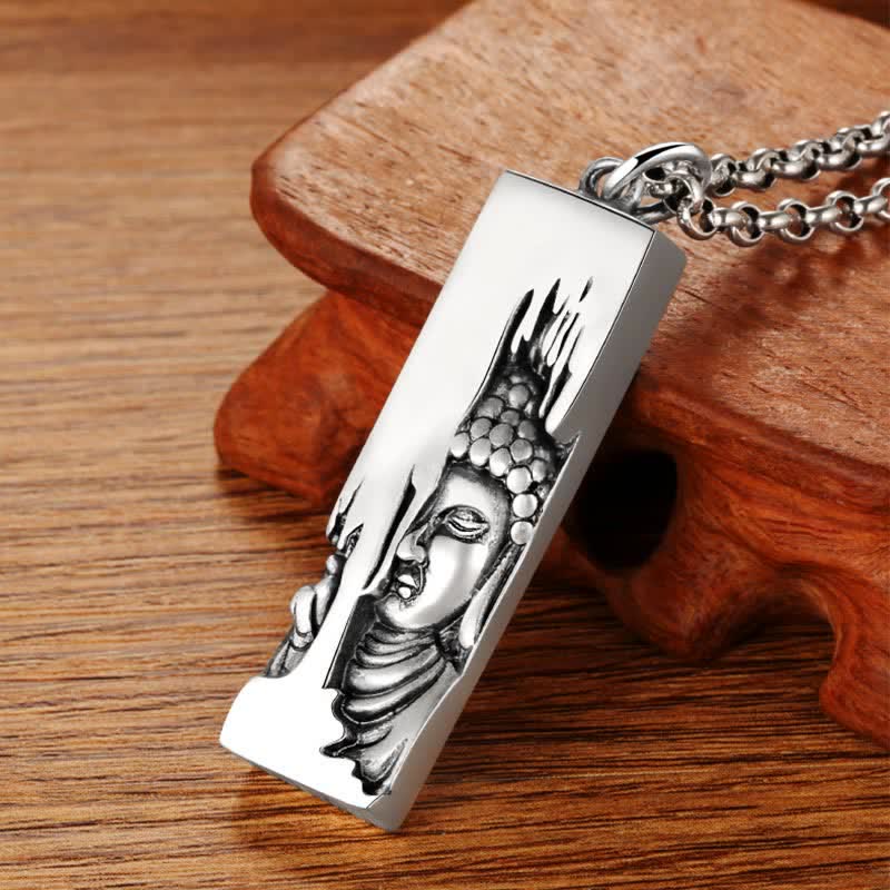 Collana con ciondolo in stile vintage Buddha Stones, Tathagata Buddha, amuleto di protezione e forza portafortuna - Image 13