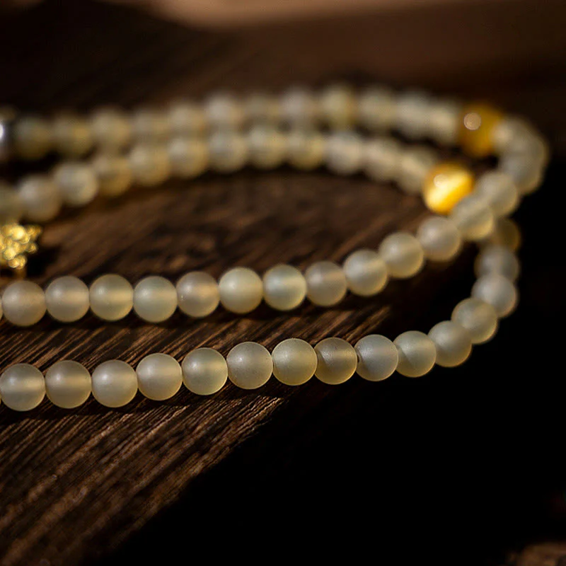 Buddha Stones Tibet 108 Mala Beads Zodiaco cinese Buddha natale Corno di pecora naturale Bracciale della ricchezza - Image 13