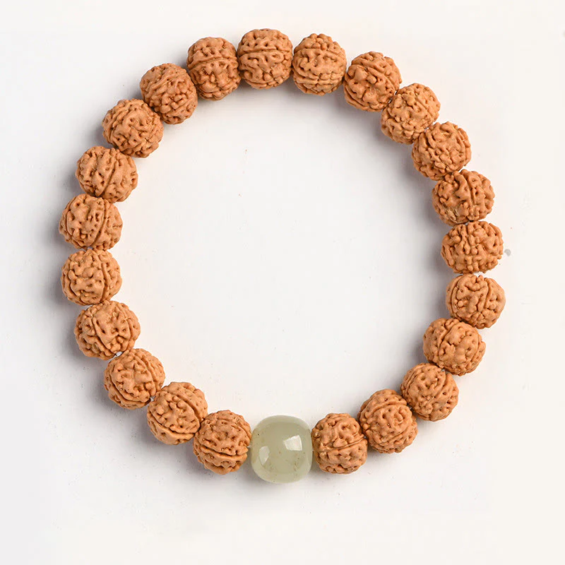 Buddha Stones Tibet Rudraksha Bodhi Seme Ricchezza Auspicio Bracciale - Image 20