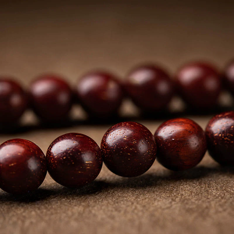Buddha Stones tibetane piccole foglie di sandalo rosso loto cinabro bustina protezione nappa auto decorazione appesa - Image 10