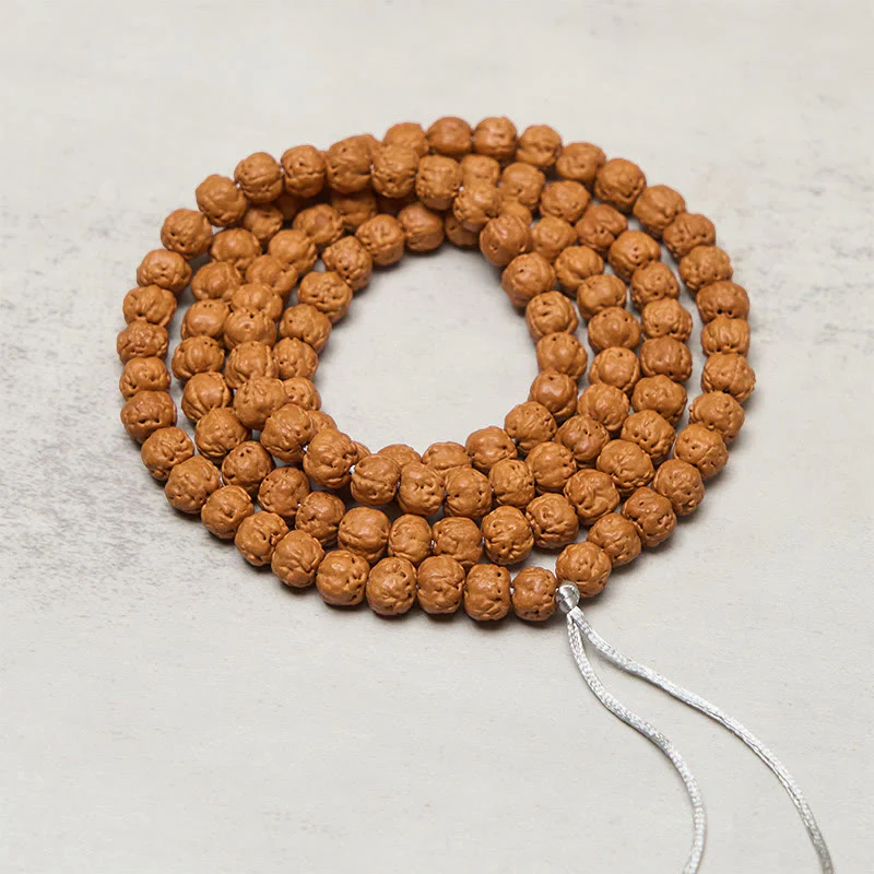 Buddha Stones Tibetano 108 Perle Bodhi Seed Ricchezza Auspicio Mala - Image 2