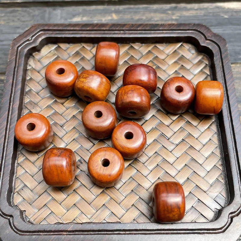 Braccialetto di forza Buddha Stones di osso tibetane, perline Dzi a tre occhi, corno di pecora, agata rossa - Image 11