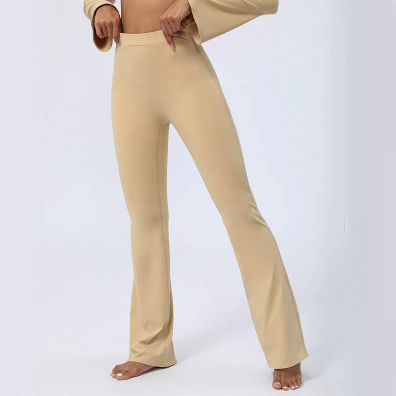 Buddha Stones Top senza spalline a maniche lunghe con reggiseno e pantaloni svasati, completo fitness e yoga - Image 20