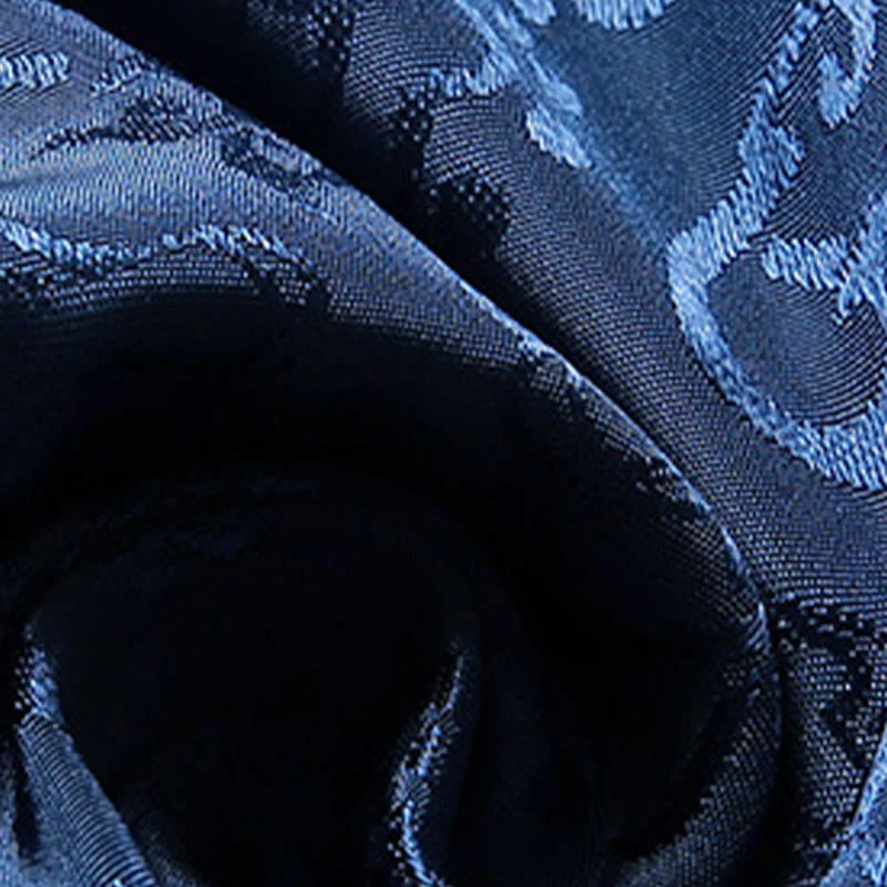 Buddha Stones Uomo Rana-Bottone Tang Suit Koi Fish Pattern Giacca Manica Lunga Camicia Con Tasche - Image 10