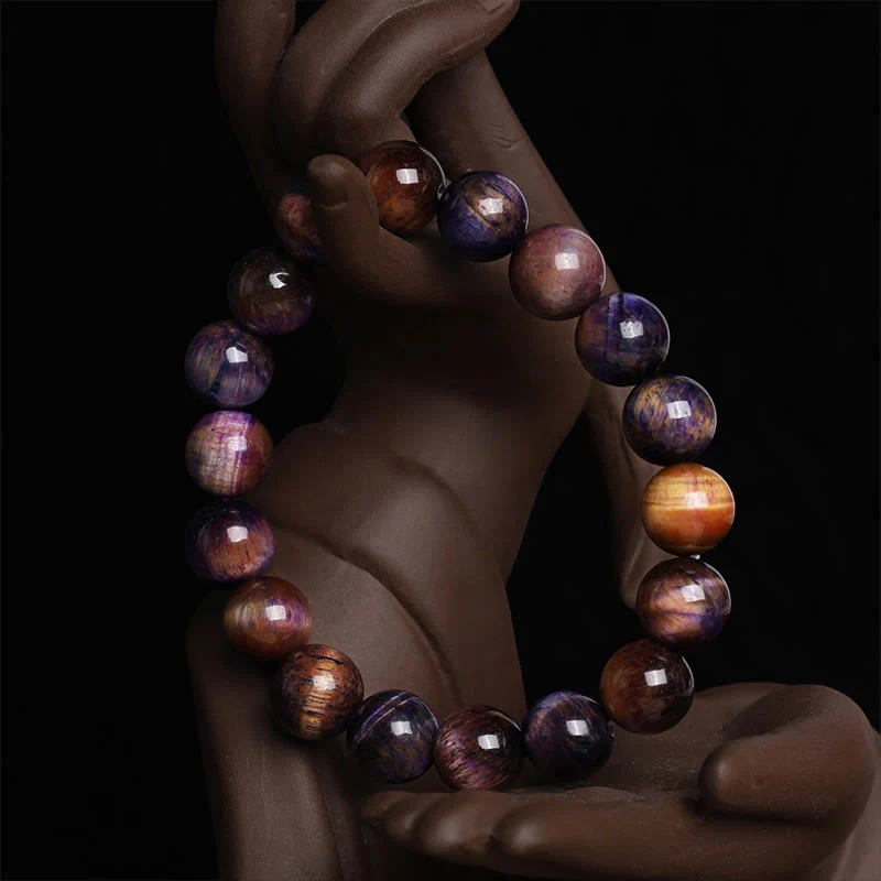 Buddha Stones Vari braccialetti di fiducia in occhio di tigre - Image 16