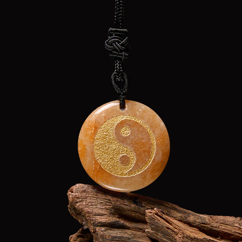 Buddha Stones Vari cristalli Ametista Occhio di tigre Avventurina verde Yin Yang Collana pendente spirituale - Image 38