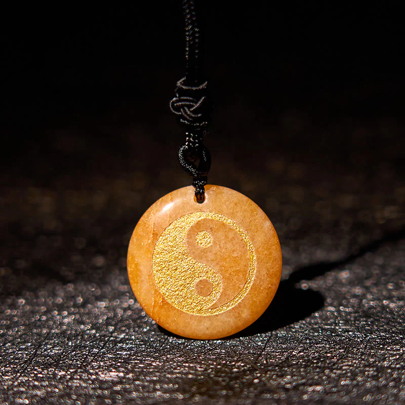 Buddha Stones Vari cristalli Ametista Occhio di tigre Avventurina verde Yin Yang Collana pendente spirituale - Image 39