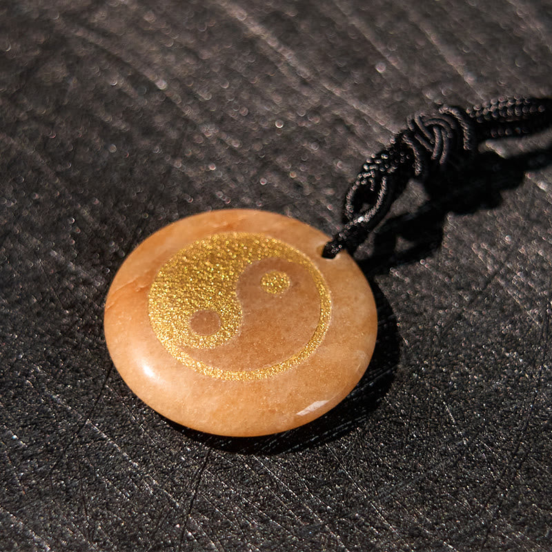 Buddha Stones Vari cristalli Ametista Occhio di tigre Avventurina verde Yin Yang Collana pendente spirituale - Image 40
