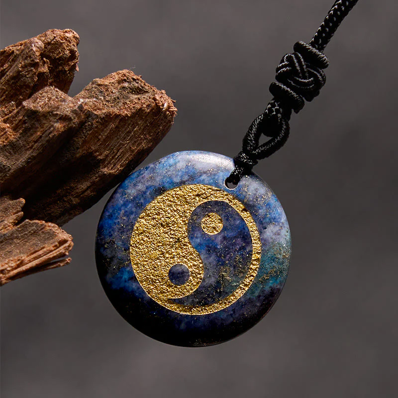 Buddha Stones Vari cristalli Ametista Occhio di tigre Avventurina verde Yin Yang Collana pendente spirituale - Image 42