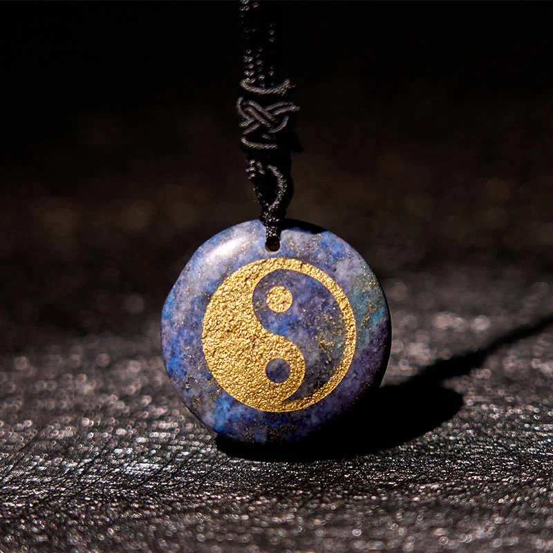 Buddha Stones Vari cristalli Ametista Occhio di tigre Avventurina verde Yin Yang Collana pendente spirituale - Image 43