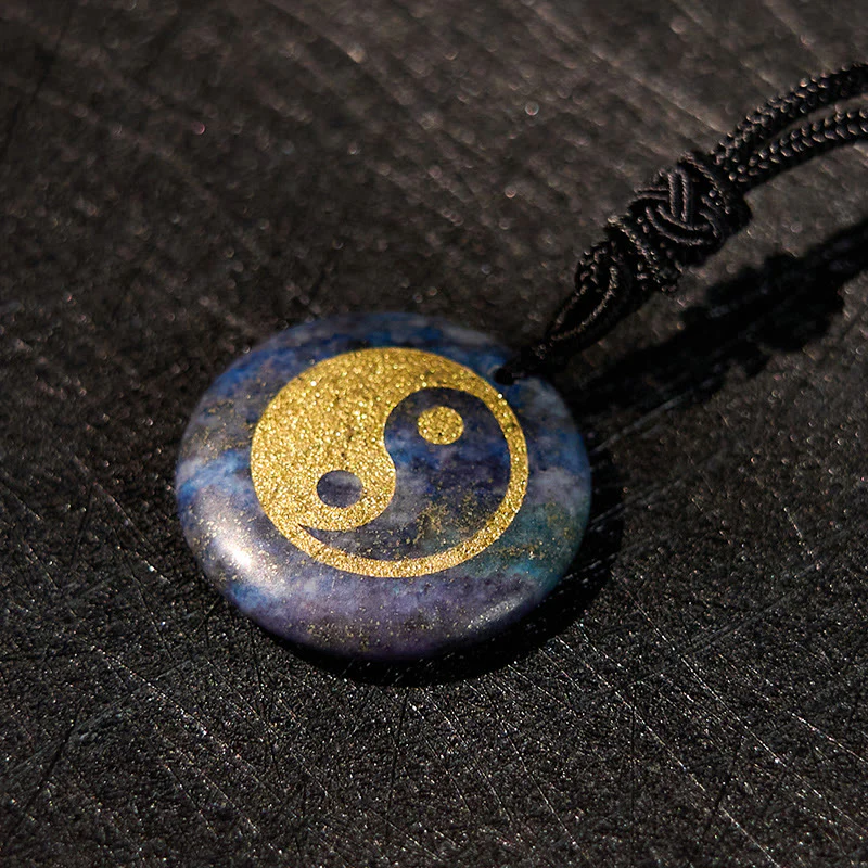 Buddha Stones Vari cristalli Ametista Occhio di tigre Avventurina verde Yin Yang Collana pendente spirituale - Image 44