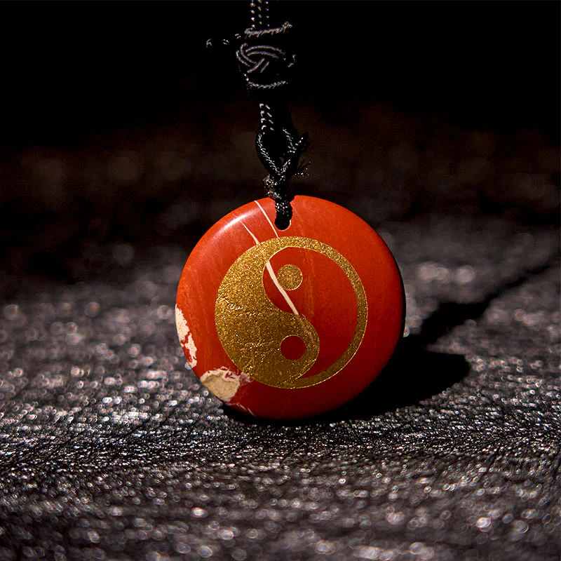 Buddha Stones Vari cristalli Ametista Occhio di tigre Avventurina verde Yin Yang Collana pendente spirituale - Image 47