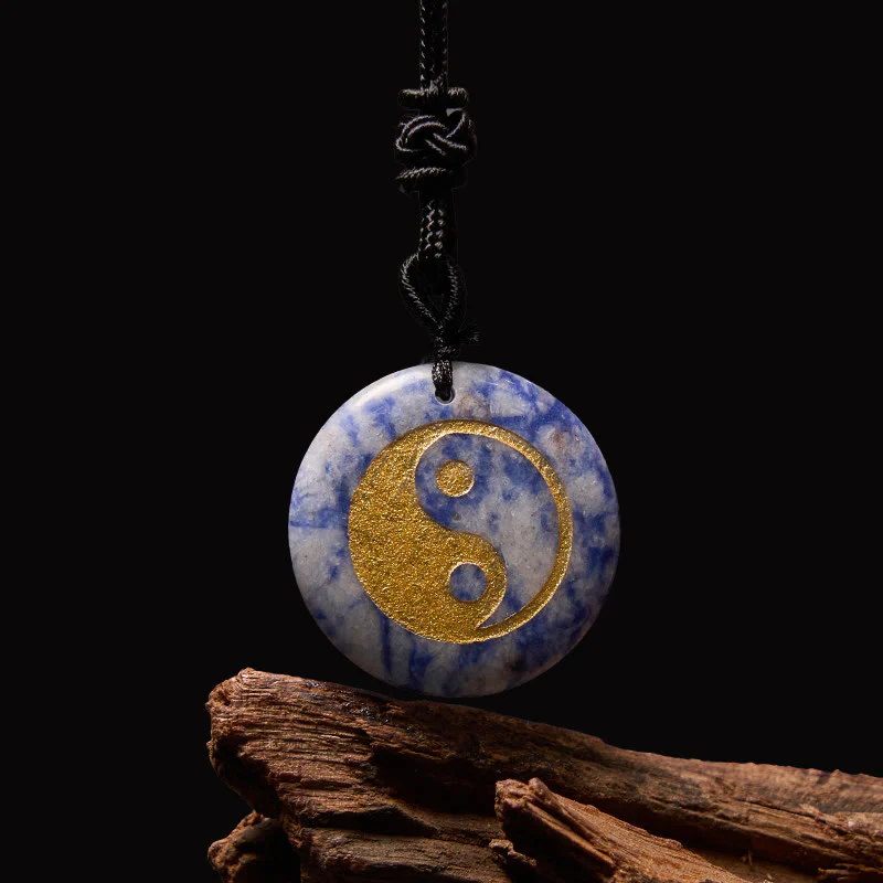 Buddha Stones Vari cristalli Ametista Occhio di tigre Avventurina verde Yin Yang Collana pendente spirituale - Image 54