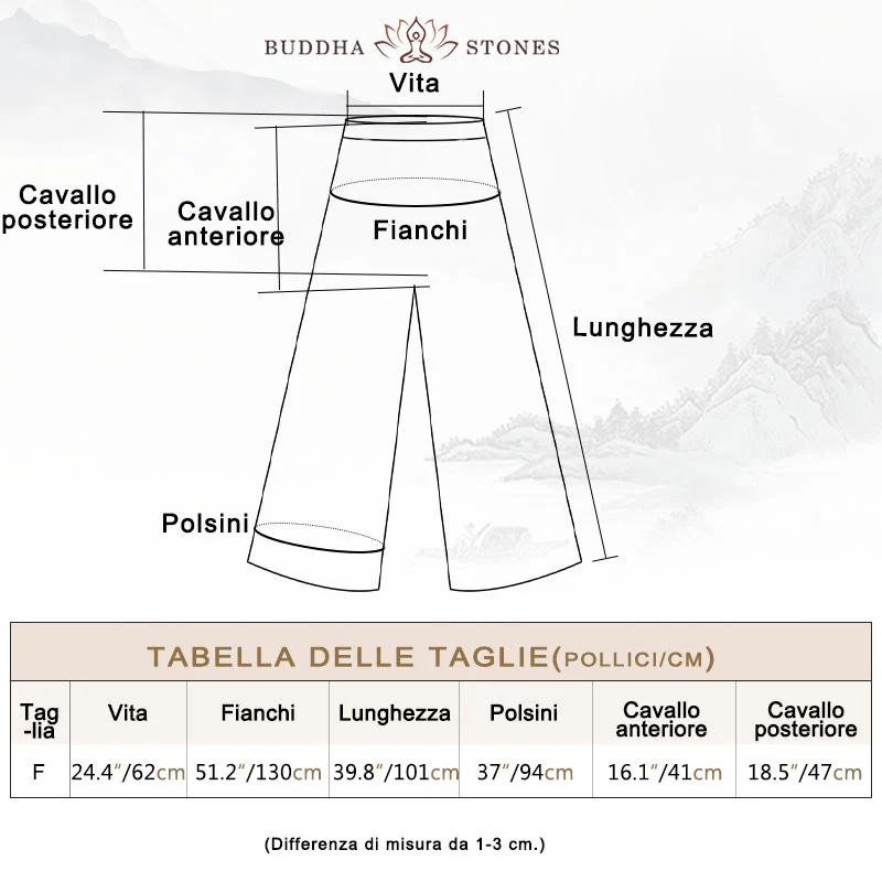 Abito da donna senza maniche in ramia e lino con bottoni a rana e tasche, lunghezza al ginocchio, con stampa Buddha Stones. - Image 39