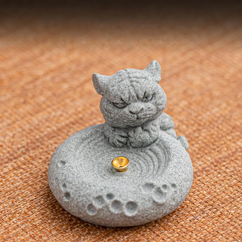 Buddha Stones Zodiaco cinese Bruciatore di incenso curativo Decorazione da scrivania - Image 11