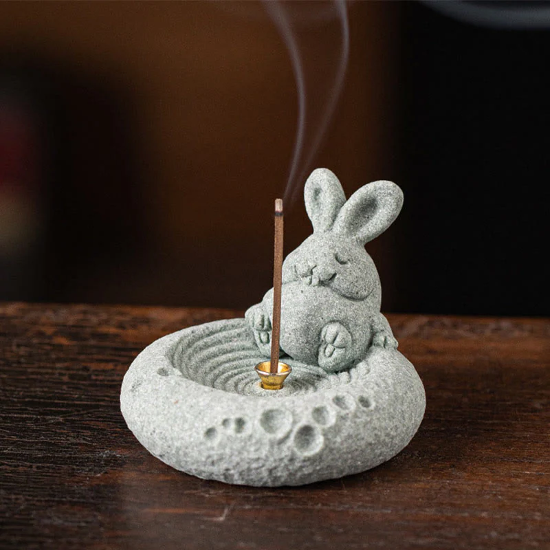 Buddha Stones Zodiaco cinese Bruciatore di incenso curativo Decorazione da scrivania - Image 13