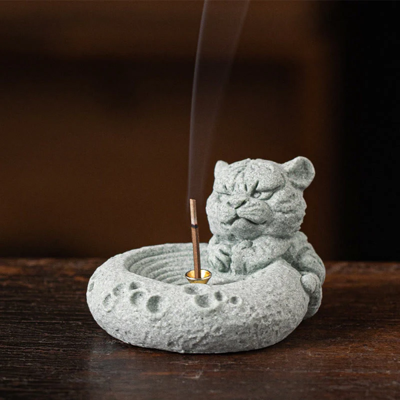 Buddha Stones Zodiaco cinese Bruciatore di incenso curativo Decorazione da scrivania - Image 9