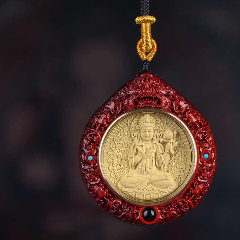 Buddha Stones Zodiaco cinese Buddha natale Piccola foglia Sandalo rosso Ebano Collana pendente Longevità - Image 12