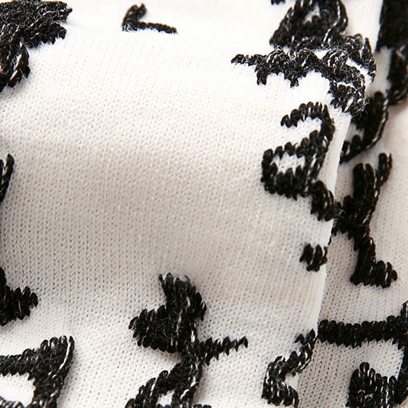 Calzini da donna in cotone micro Crew con motivo di calligrafia cinese Buddha Stones , abbinati ai colori - Image 12
