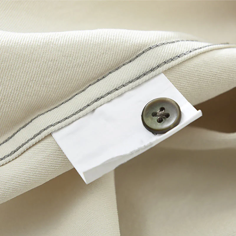 Camicia da uomo a maniche lunghe con bottoni Buddha Stones Commute e tasca - Image 13