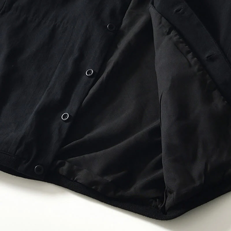 Camicia da uomo in cotone con maniche lunghe e bottoni, modello Buddha Stones Fall Solid, con tasche - Image 13