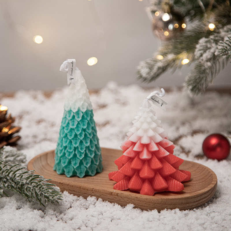 Candela profumata in cera di soia per albero di Natale, regalo per familiari e amici - Image 4