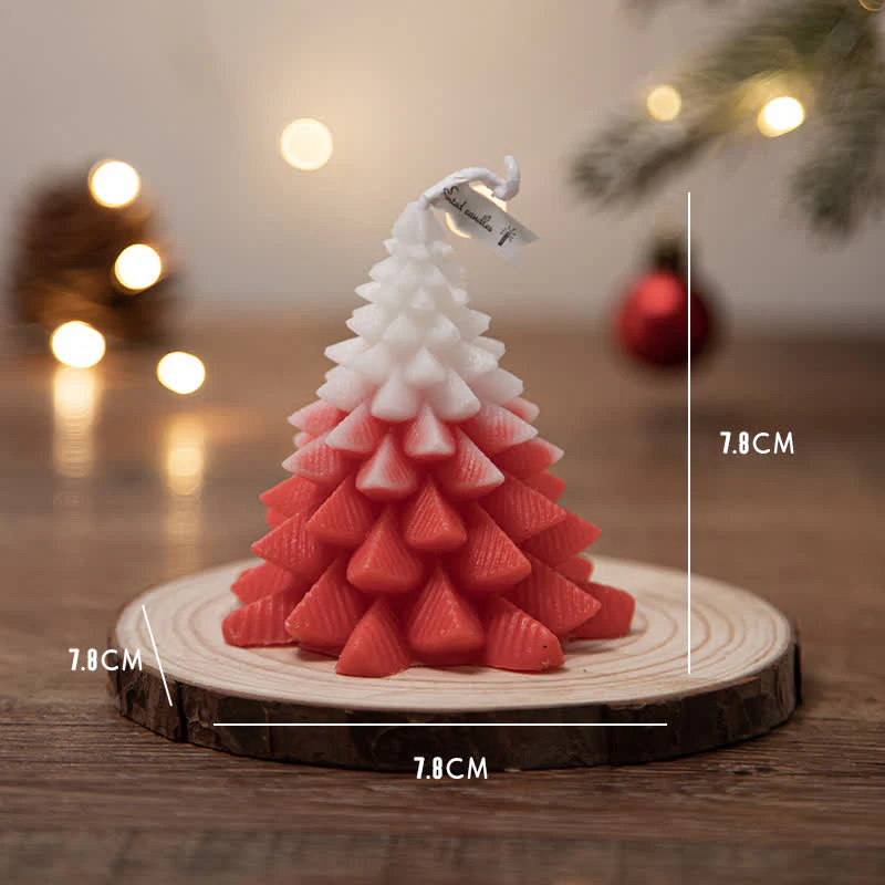Candela profumata in cera di soia per albero di Natale, regalo per familiari e amici - Image 5