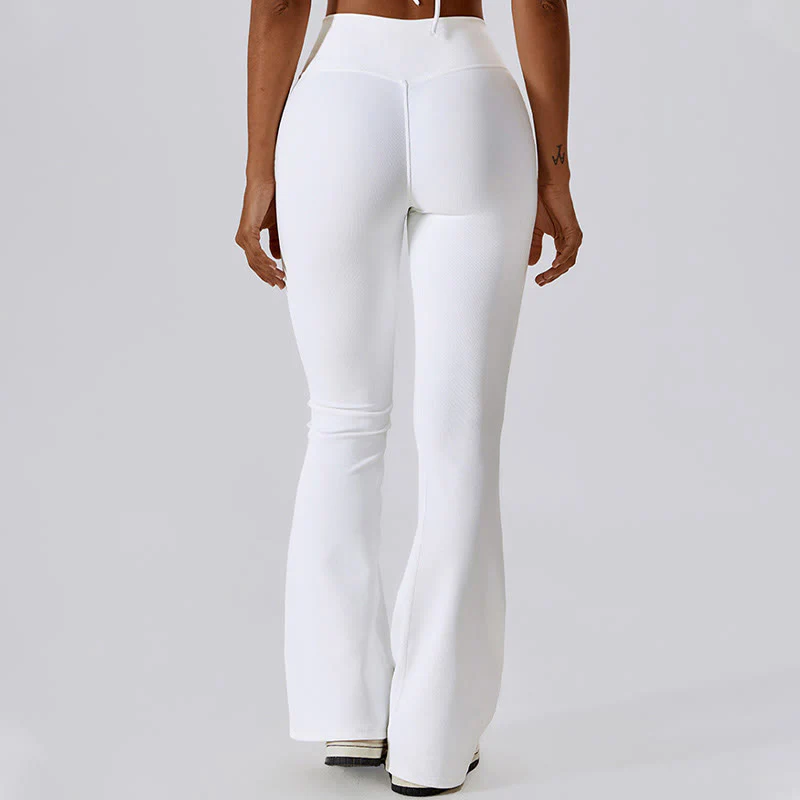 Canotta senza maniche Buddha Stones Crop Pantaloni svasati Sport Fitness Yoga - Image 13