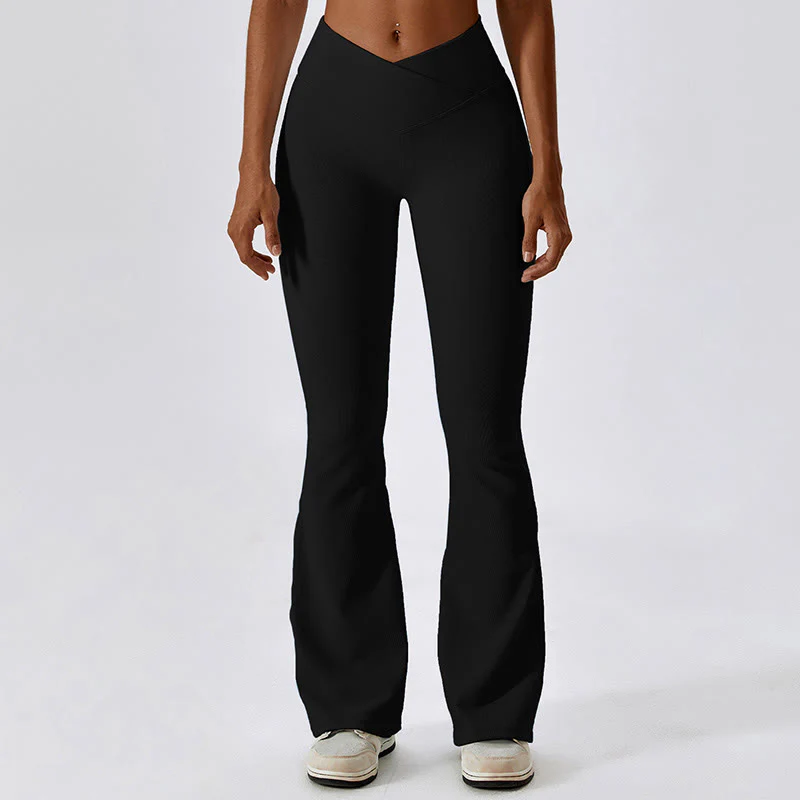 Canotta senza maniche Buddha Stones Crop Pantaloni svasati Sport Fitness Yoga - Image 20