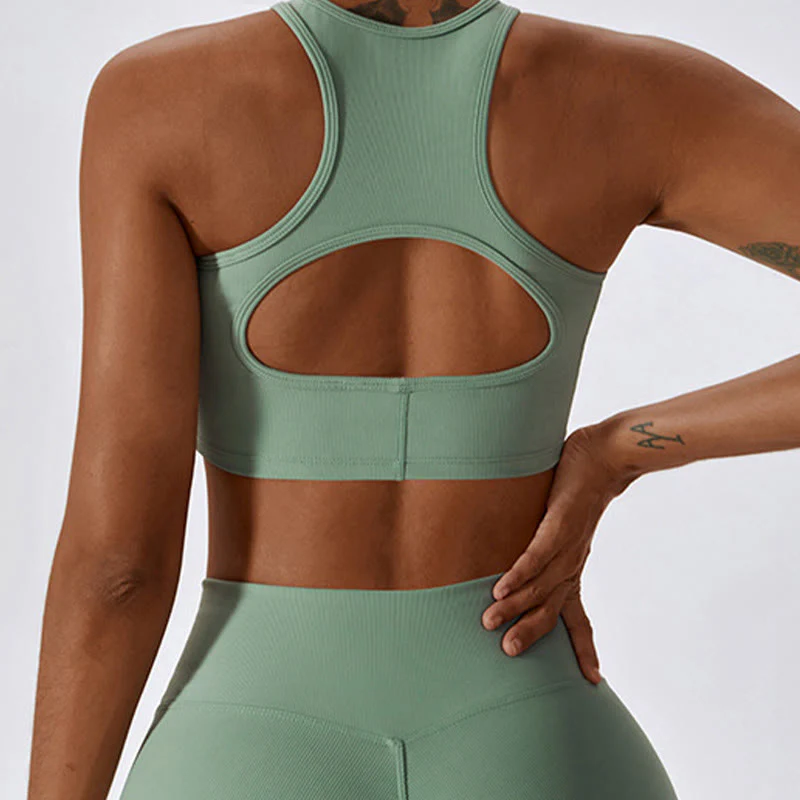 Canotta senza maniche Buddha Stones Crop Pantaloni svasati Sport Fitness Yoga - Image 30