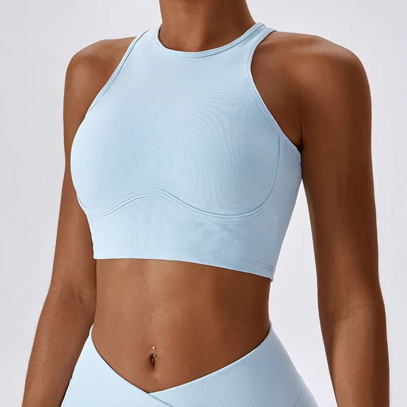 Canotta senza maniche Buddha Stones Crop Pantaloni svasati Sport Fitness Yoga - Image 38