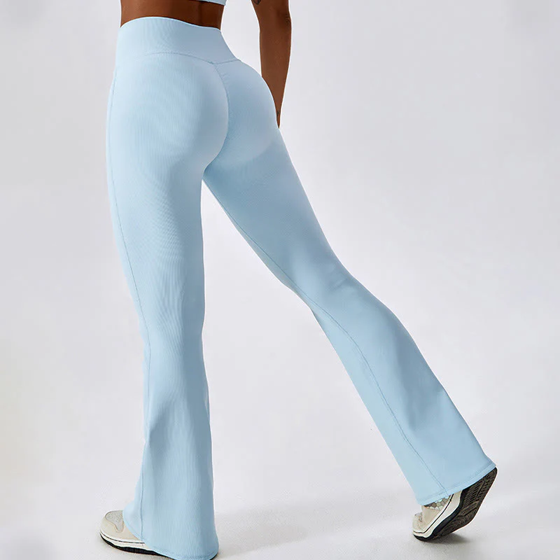 Canotta senza maniche Buddha Stones Crop Pantaloni svasati Sport Fitness Yoga - Image 45