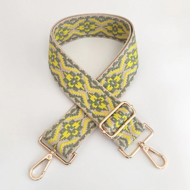 Cinghie per borsa a tracolla ricamate multicolori - Image 21