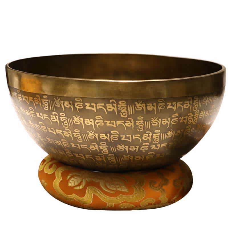 Ciotola tibetana Sutra realizzata a mano per la guarigione e la meditazione. Set di ciotole sonore per energia positiva. - Image 11