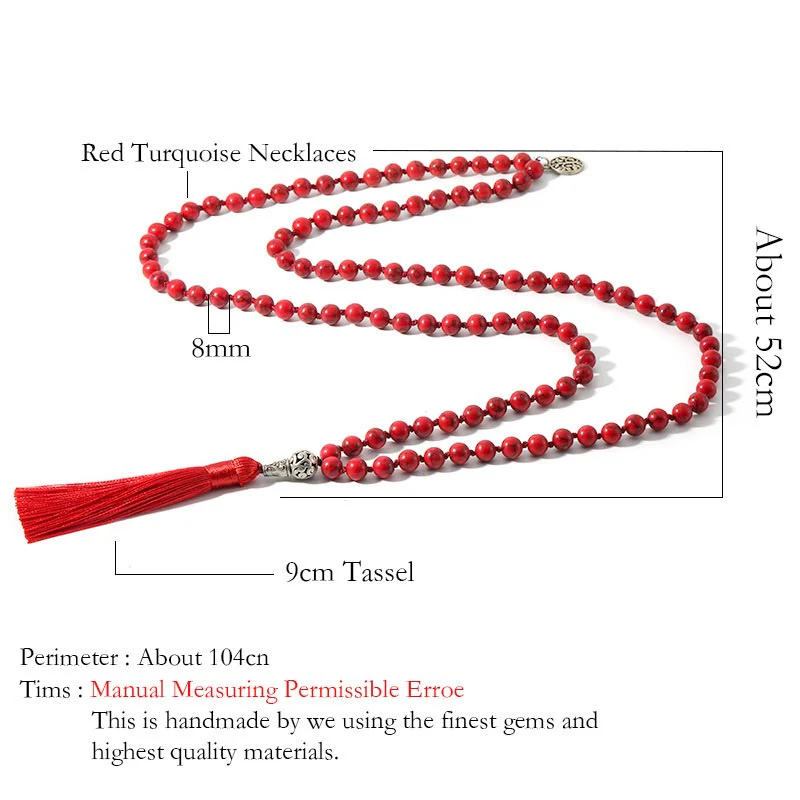 Collana con 108 perle di Mala, preghiera, yoga e meditazione - Image 4