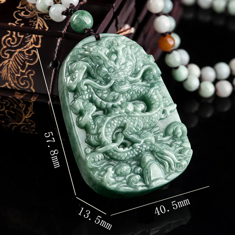 Collana con ciondolo a forma di corda con perline in Buddha Stones , drago, zodiaco cinese, prosperità - Image 8
