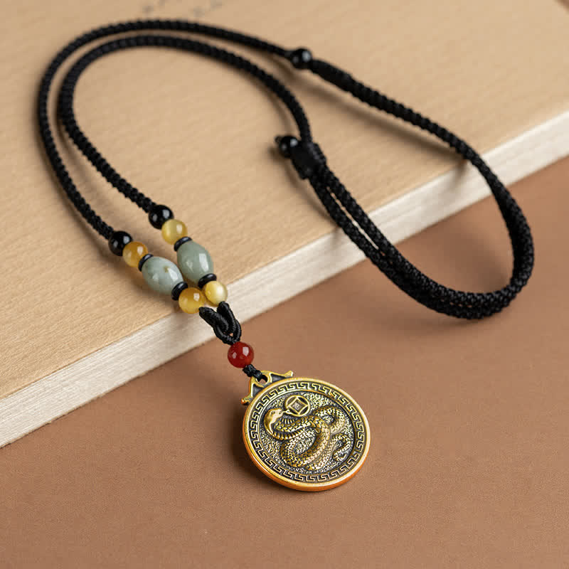 Collana con ciondolo di 12 segni zodiacali cinesi, benedizione, ricchezza e fortuna - Image 18