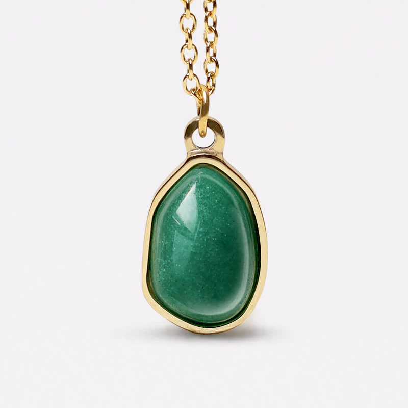 Collana con ciondolo di benedizione in quarzo rosa, ametista, avventurina verde naturale Buddha Stones - Image 16