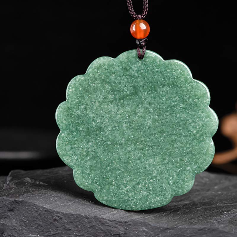Collana con ciondolo di pavone in giada naturale e fortuna e prosperità - Image 9