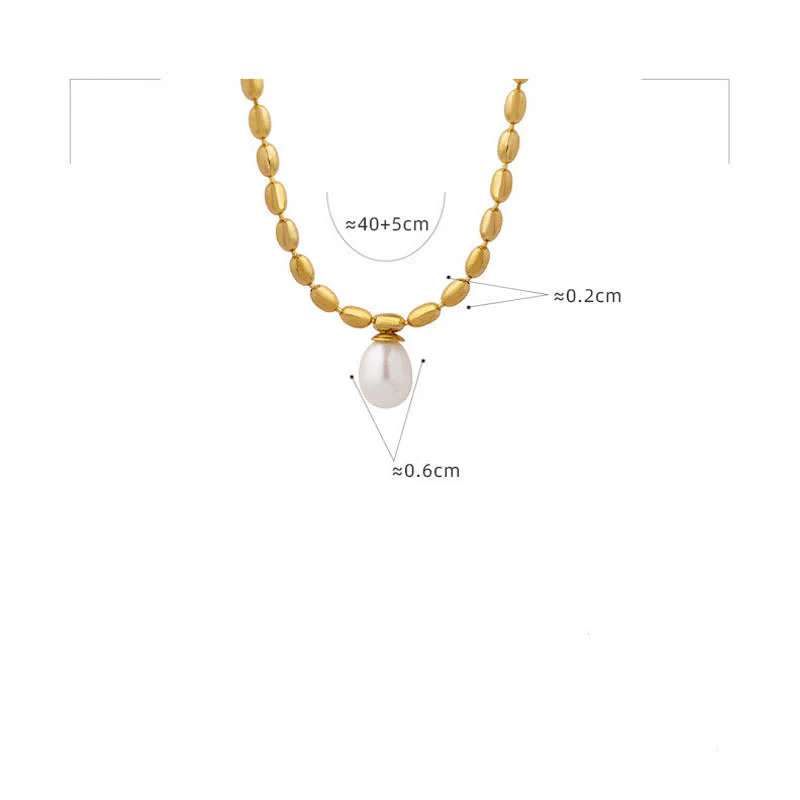 Collana con ciondolo di perle e perle della pace - Image 10