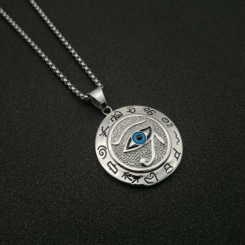 Collana con ciondolo di protezione dell'occhio di Horus Buddha Stones - Image 3