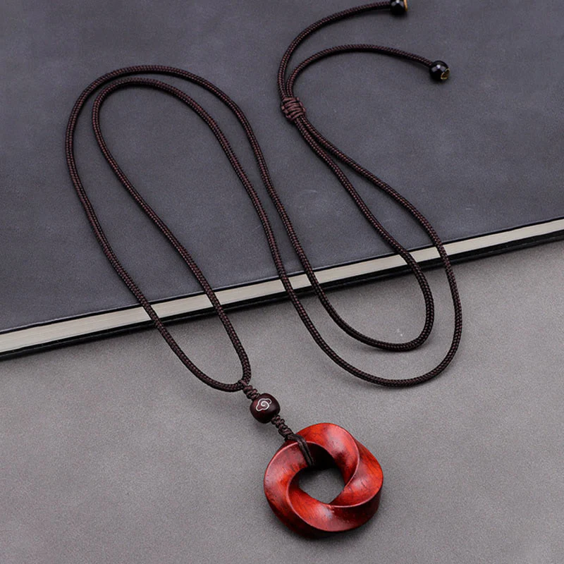 Collana con ciondolo di rilassamento con nuvole di buon auspicio Buddha Stones - Image 3