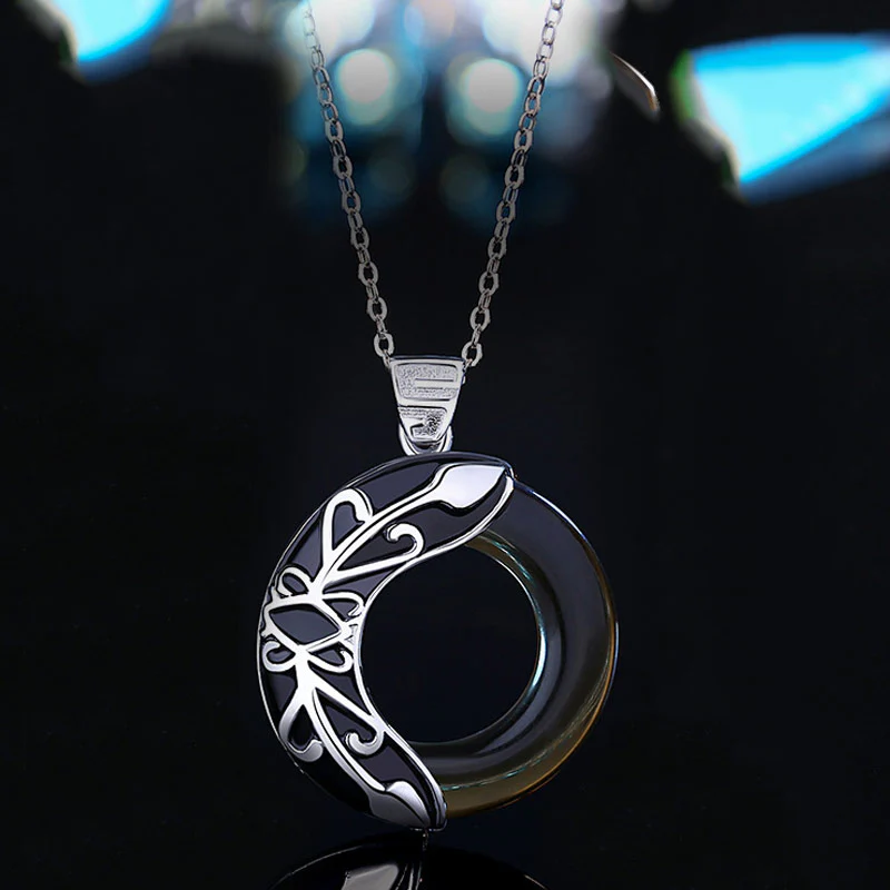 Collana con ciondolo guarigione portafortuna in rame Love Wings - Image 6