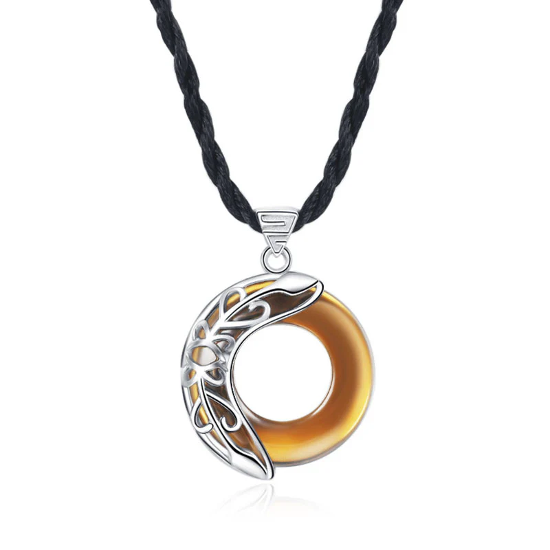 Collana con ciondolo guarigione portafortuna in rame Love Wings - Image 8