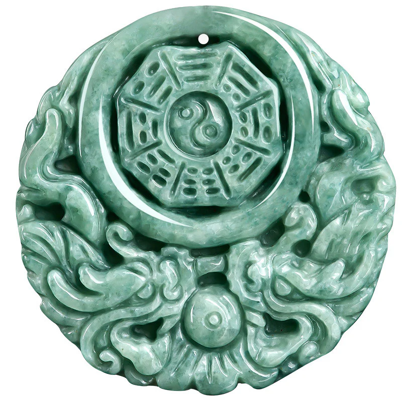 Collana con ciondolo in corda con equilibrio di Yin e Yang, drago e pietre Buddha Stones - Image 8